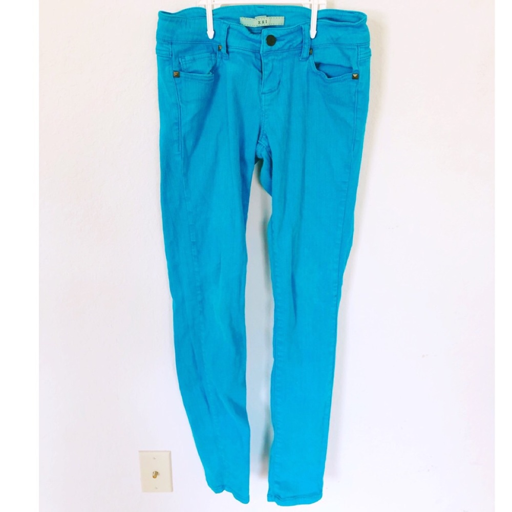 Blue Jeans with silver Studs from F21